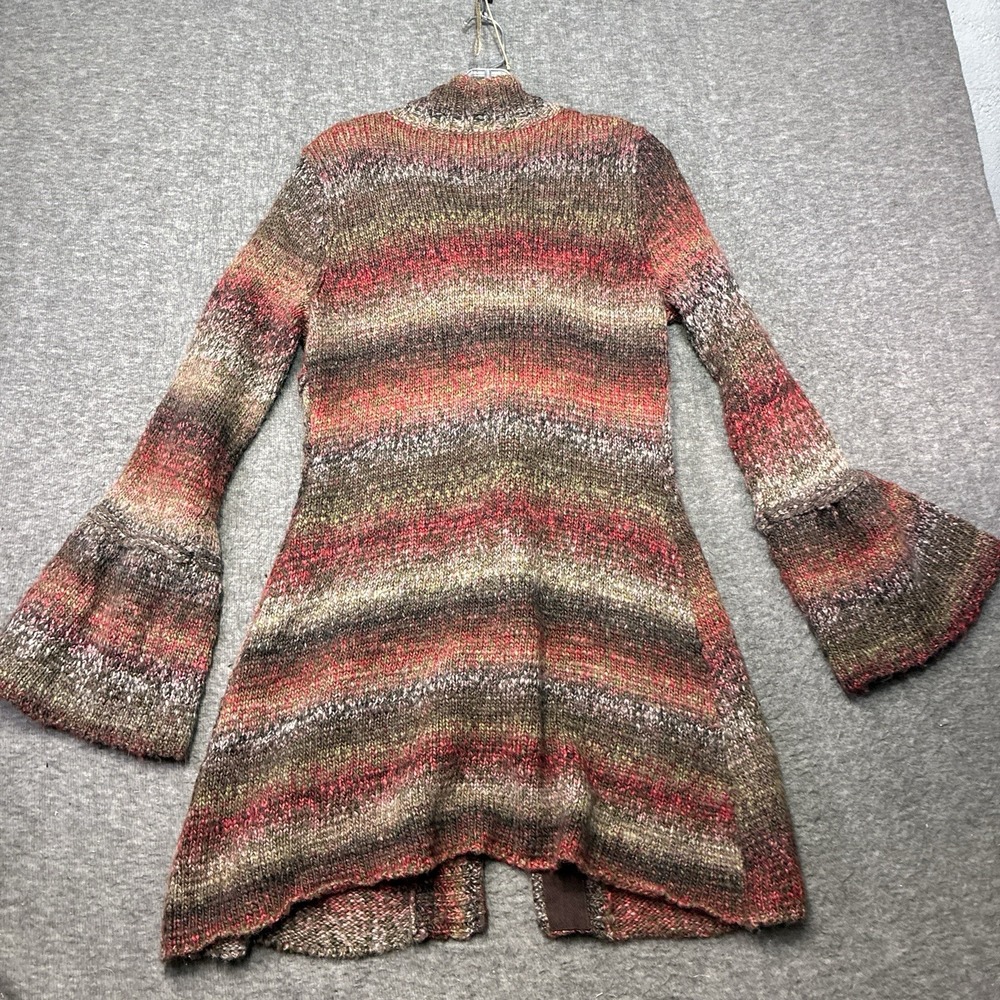 PrAna Amber Duster Snap Up Sweater Cardigan Sz M - Picture 6 of 10